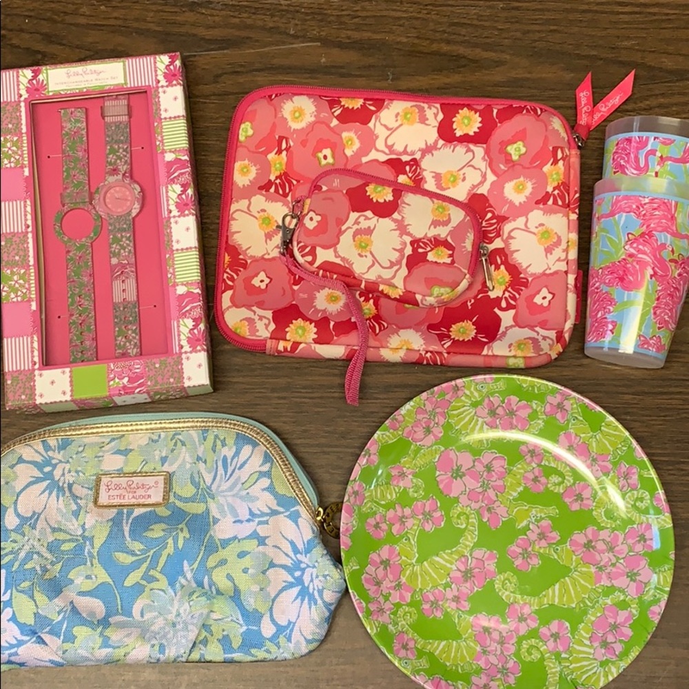 Lilly Pulitzer accessories 7 pcs total